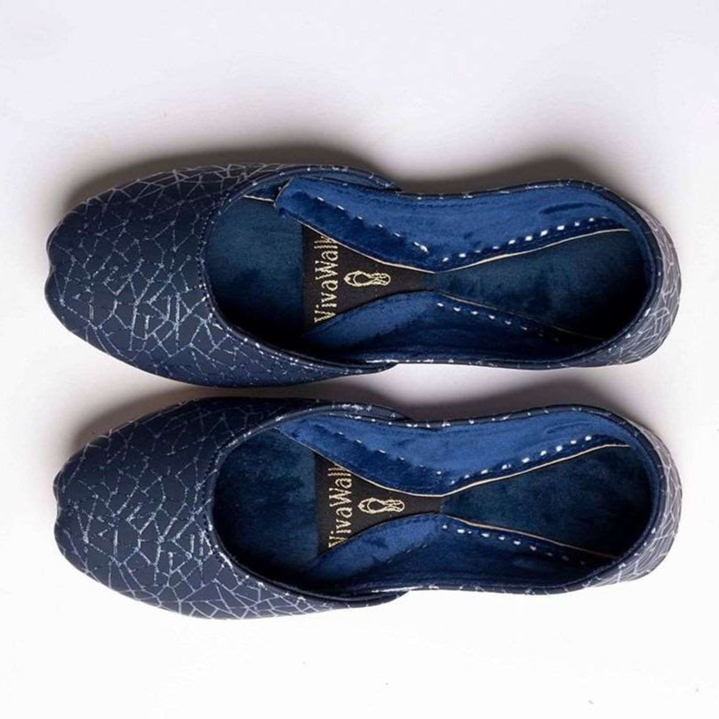 Classic Sapphire Vivawalk khussa shoes online
