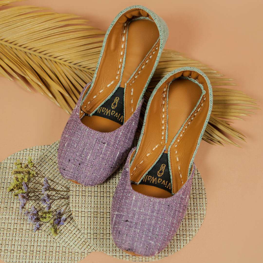 Lavender Mist Vivawalk khussa shoes online