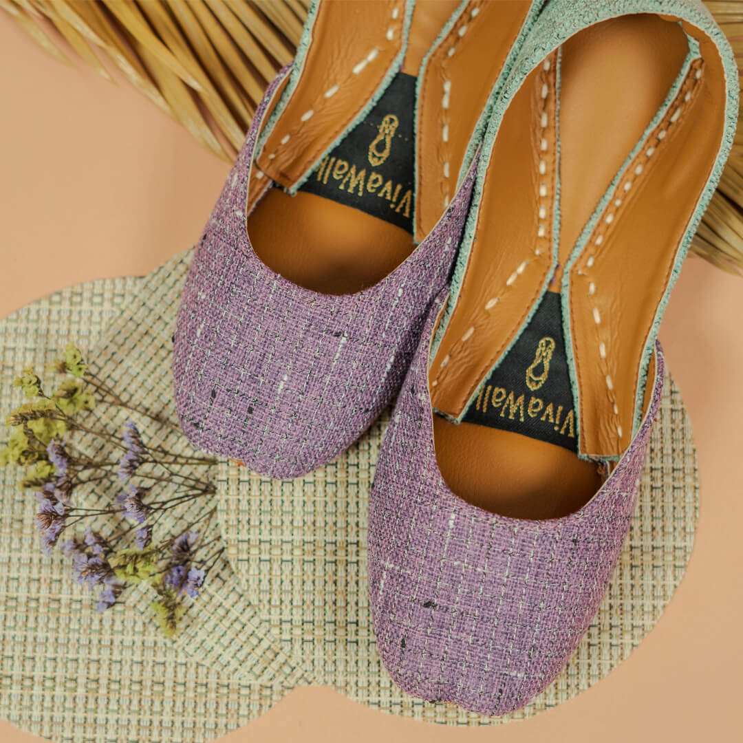 Lavender Mist Vivawalk khussa shoes online