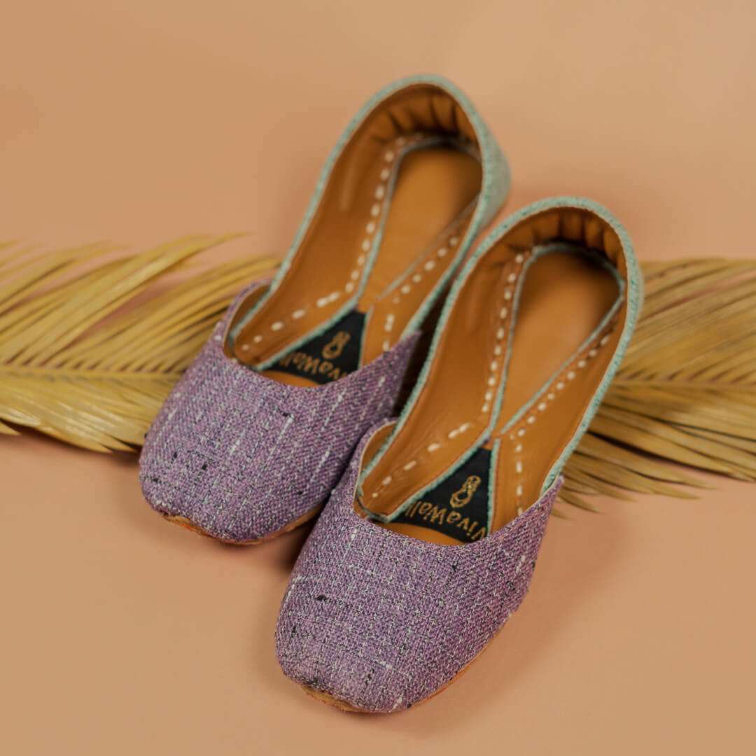 Lavender Mist Vivawalk khussa shoes online
