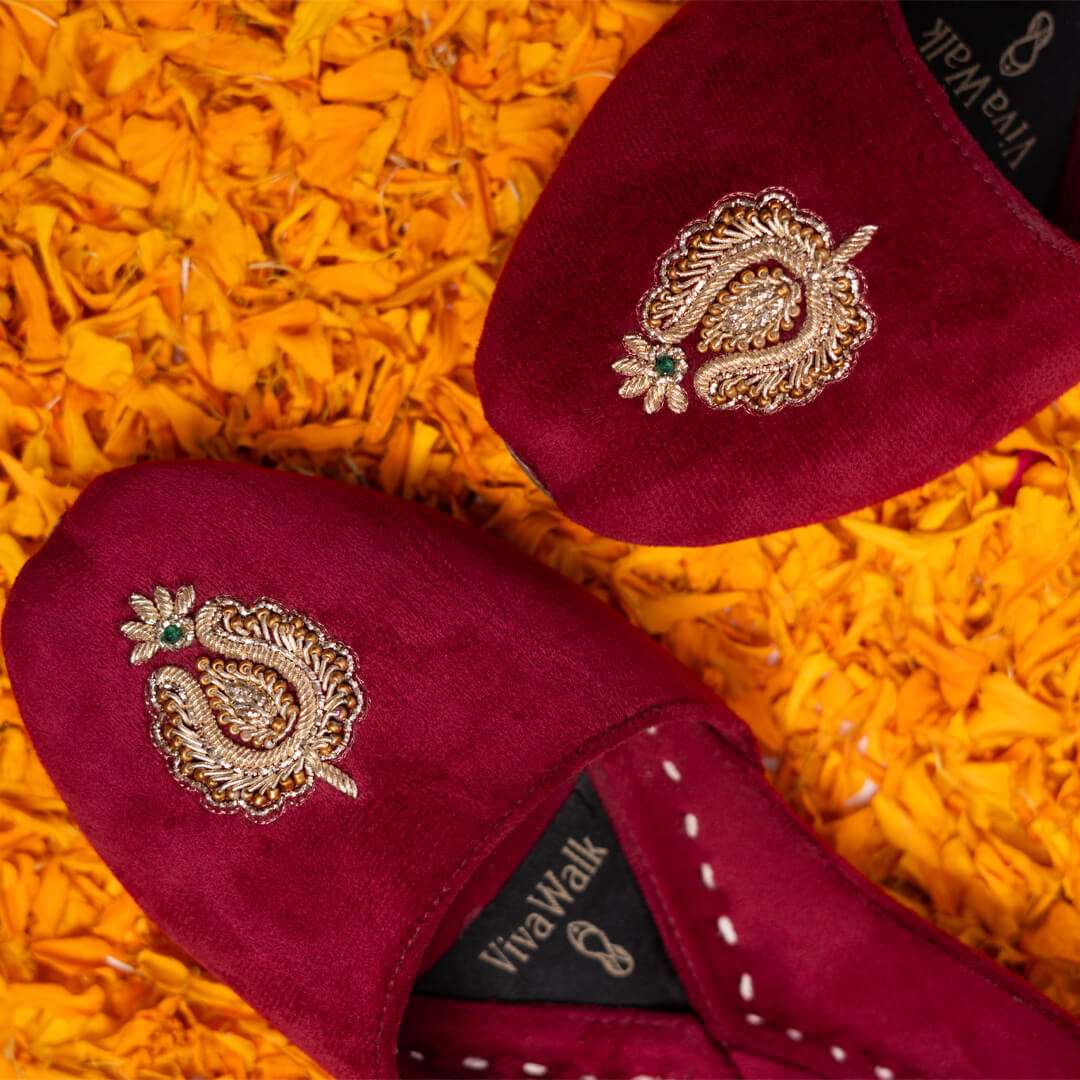 Gul e Ahmar Vivawalk khussa shoes online