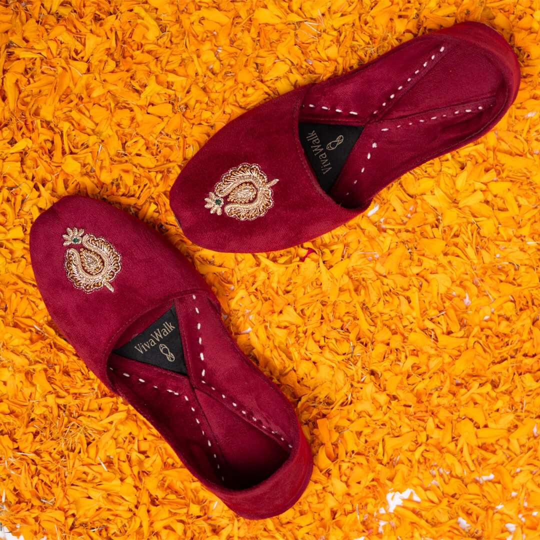 Gul e Ahmar Vivawalk khussa shoes online