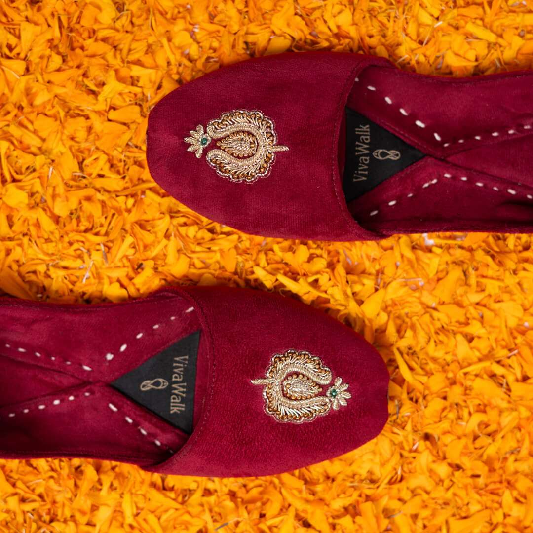 Gul e Ahmar Vivawalk khussa shoes online