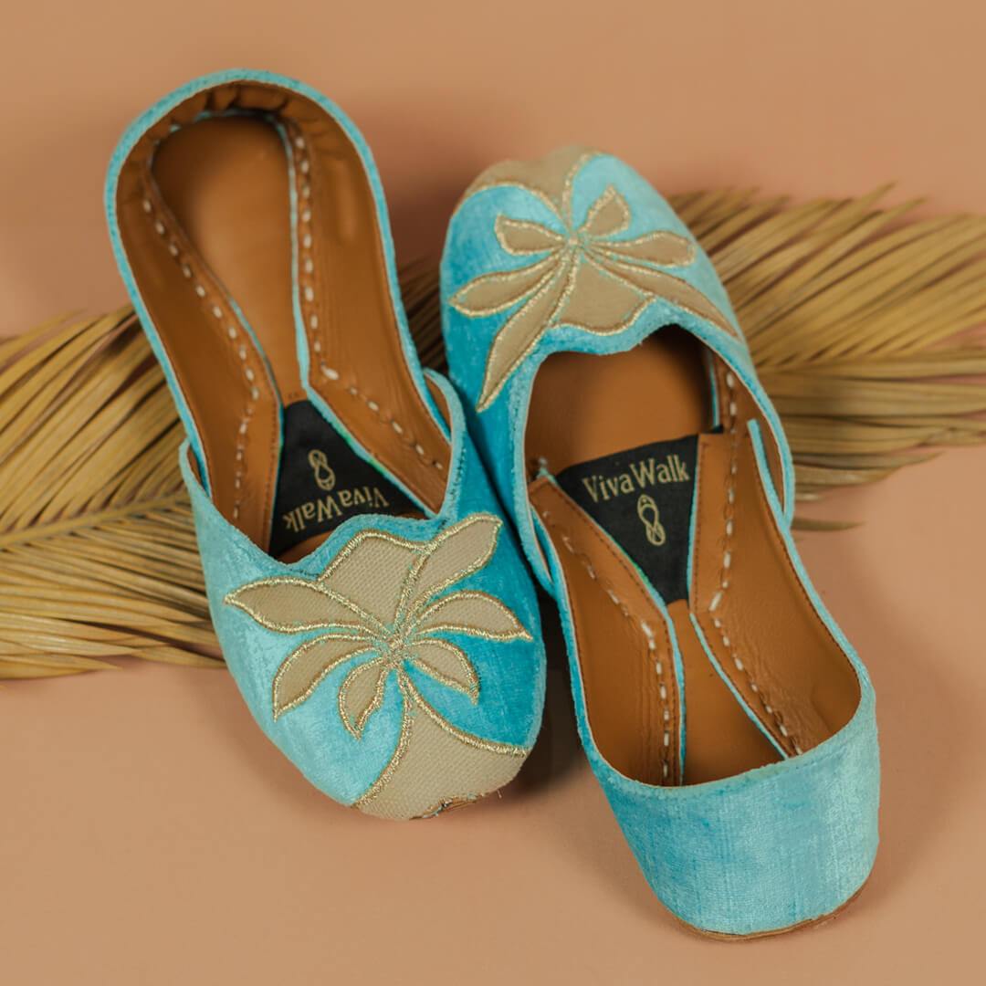 Aqua Bloom Vivawalk khussa shoes online