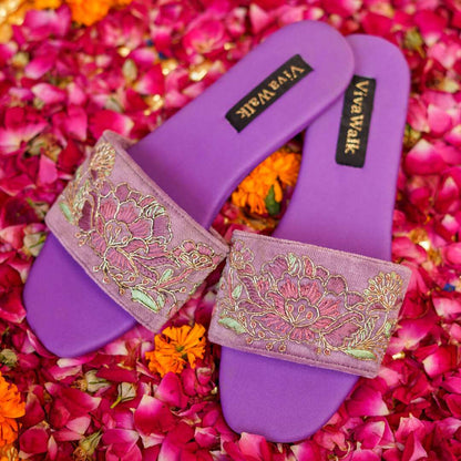 Rang e Haya Vivawalk flats chappals