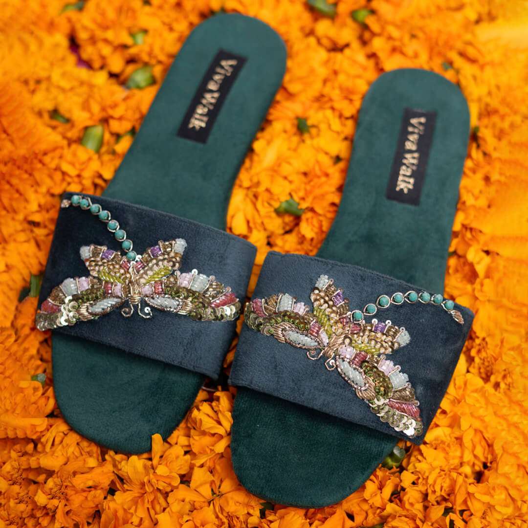 Rangreza Vivawalk flats chappals