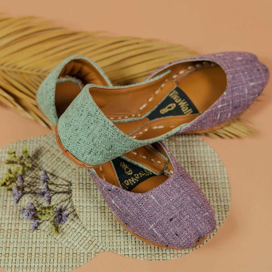 Lavender Mist Vivawalk khussa shoes online