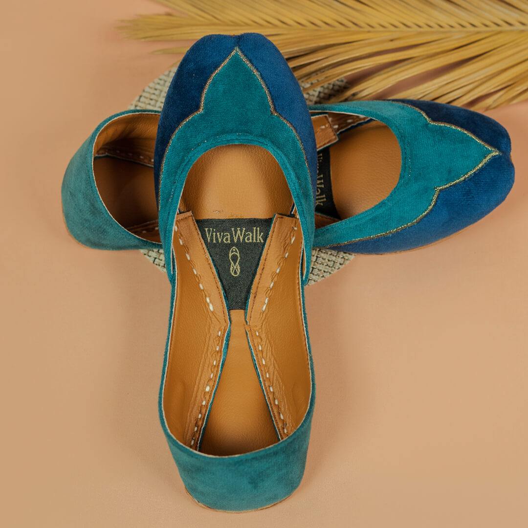 Sapphire Serenity Vivawalk khussa shoes online