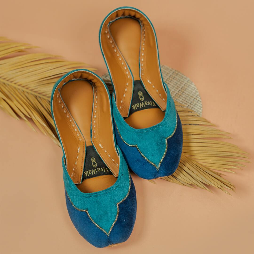 Sapphire Serenity Vivawalk khussa shoes online